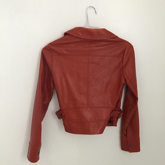 Urban Outfitters BDG Rust Vegan Leather Jacket - Picture 6 of 9